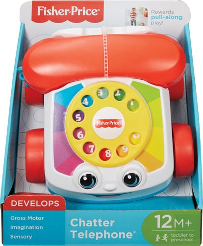 Fisher-Price Eğitici Chatter Telefon Sürüklenebilir Klasik Telefon FGW66